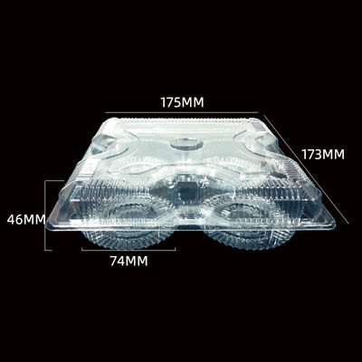 SH-0058 OEM 食品用 透明型PETパッケージ 卵のケーキ用