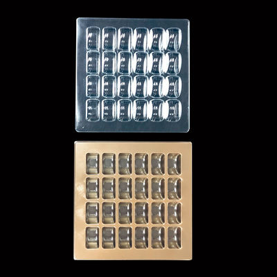 マカロンのクッキー パンケーキのための蓋付きのプラスチックボックスのブリスタートレイとISO9001認定