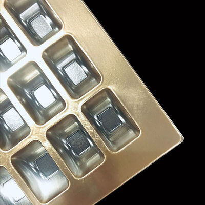 マカロンのクッキー パンケーキのための蓋付きのプラスチックボックスのブリスタートレイとISO9001認定