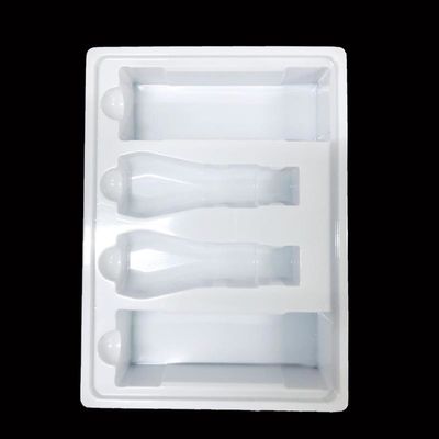 皮膚ケアキット 挿入トレイ ホワイト PS プラスチック 包装 ブリスター 造形 トレイ 化粧品 セット