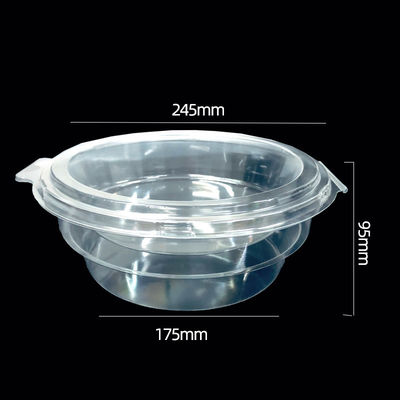 カスタムオーダー受付 透明なPET ハンジング プラスチック ボウル 丸 膀?? クラムシェル 梱包
