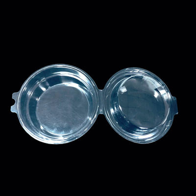 カスタムオーダー受付 透明なPET ハンジング プラスチック ボウル 丸 膀?? クラムシェル 梱包