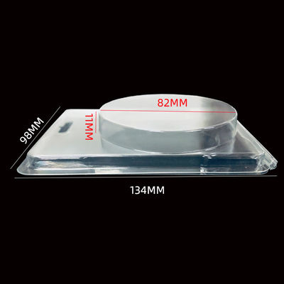 透明なPETヒングドプラスチック包装 偽爪のためのクラムシェルブリスター ISO9001 承認