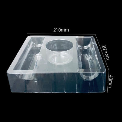 パーソナライズ可能な形 サイズ 化粧品パッケージ 透明なPETバスター トレイ 皮膚ケアキット