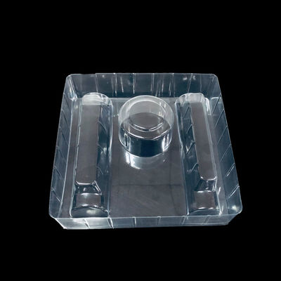 パーソナライズ可能な形 サイズ 化粧品パッケージ 透明なPETバスター トレイ 皮膚ケアキット