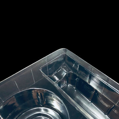 パーソナライズ可能な形 サイズ 化粧品パッケージ 透明なPETバスター トレイ 皮膚ケアキット