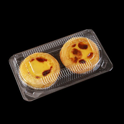 マットラミネーション印刷 2つのコンパートメント クラムシェルボックス 持って行くためのプラスチックボックス