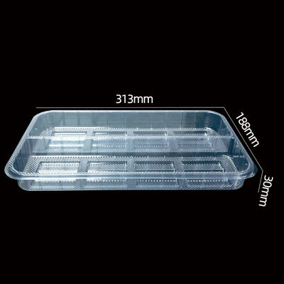 パーソナライズされたプラスチック包装 パンケーキのための透明なPVCバスタートレイ クッキー 菓子