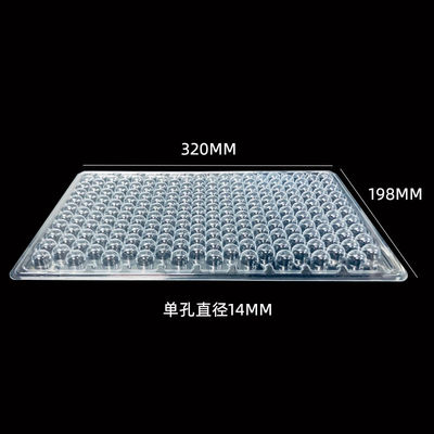 クラス100 透明なPETブリスタートレイ コンタクトレンズと光学部品のための形状トレイ