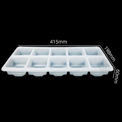 39000SQM 生産面積 ミニケーキ カップケーキのためのカスタム8つのセクションのPPブリスタートレイ