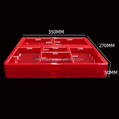 マットラミネーション PET 食品容器 クッキー・ビスケット・クレイカー用のバスター・パッケージング・トレイ