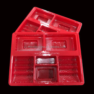 マットラミネーション PET 食品容器 クッキー・ビスケット・クレイカー用のバスター・パッケージング・トレイ
