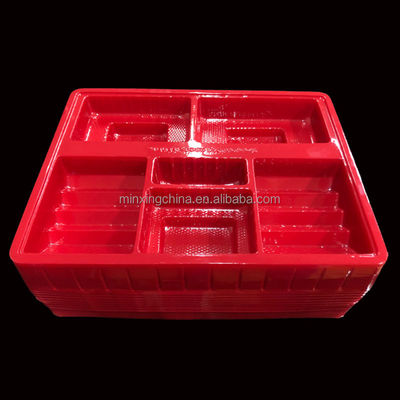 マットラミネーション PET 食品容器 クッキー・ビスケット・クレイカー用のバスター・パッケージング・トレイ