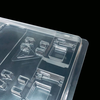 SH-0174 ODM 頑丈な透明なPETプラスチック包装 蓋付きバスタートレイ 7 営業日 採取